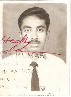 sudip in his id card